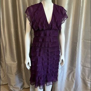 Max Studio Purple Dress L